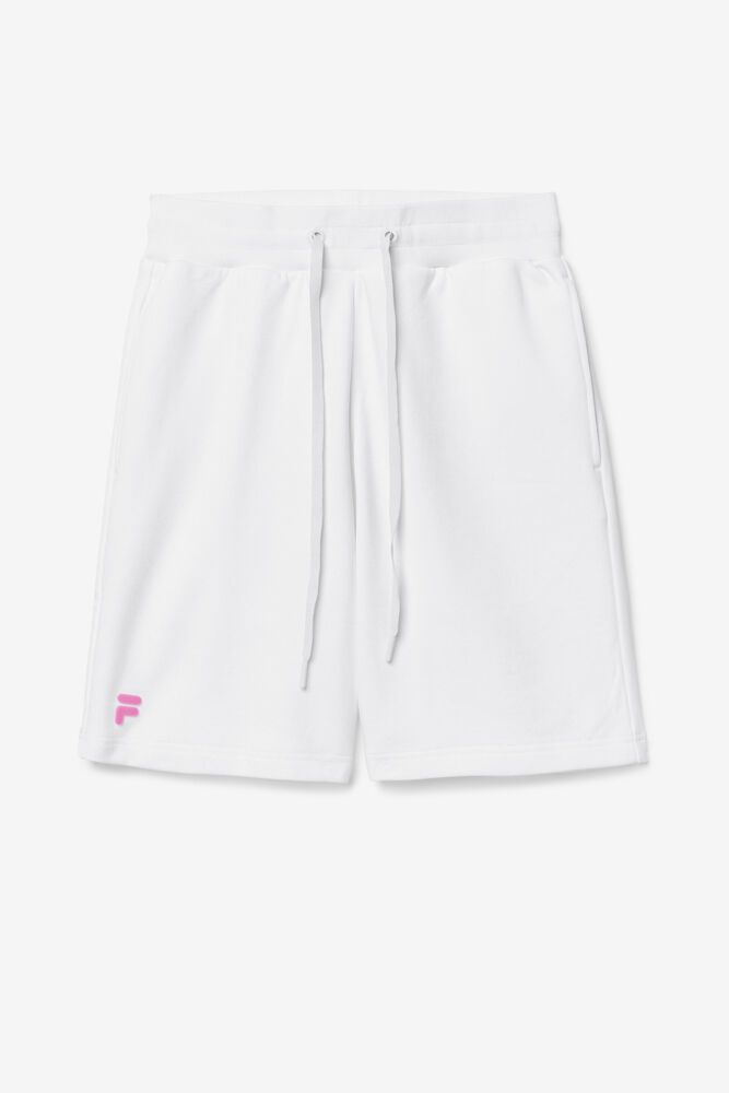 Fila Taylor White Shorts Mens - NZ 10936-SGZJ